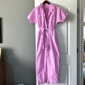 Pink women’s jumpsuit size 4